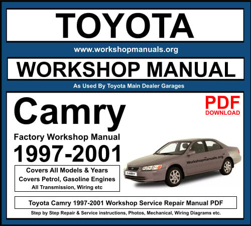 Toyota Camry 1997-2001 Workshop Repair Manual Download