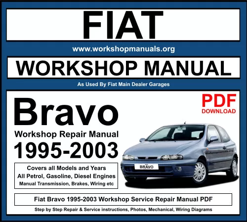 Fiat Bravo 1995-2003 Workshop Repair Manual Download PDF