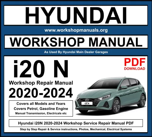 Hyundai i20N 2020-2024 Workshop Repair Manual Download PDF