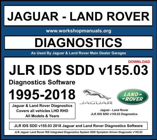 Jaguar Land Rover JLR ID SDD v155.03 2018 Diagnostics Software Download