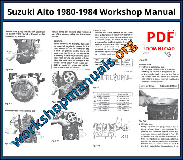 Suzuki Alto 1980-1984 Workshop Manual