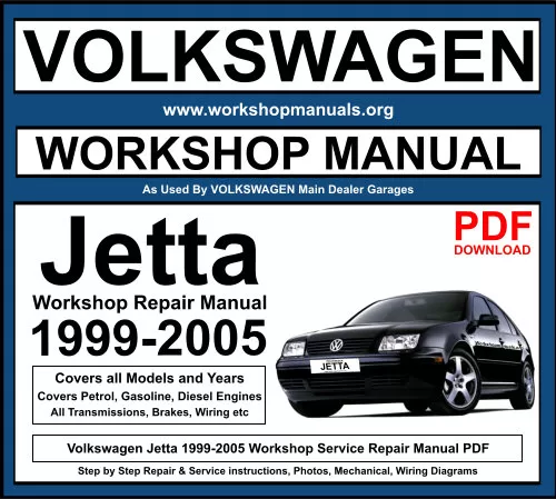 Volkswagen Jetta 1999-2005 Workshop Repair Manual Download PDF