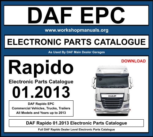 DAF Rapido 01.2013 EPC Download