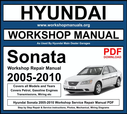 Hyundai Sonata 2005-2010 Workshop Repair Manual Download PDF