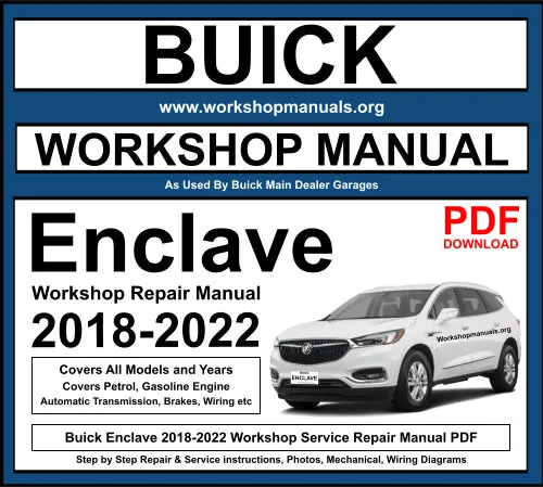 Buick Enclave 2018-2022 Workshop Repair Manual Download PDF