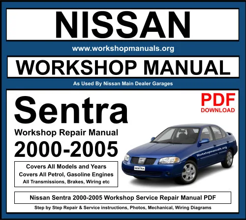 Nissan Sentra 2000-2005 Workshop Repair Manual Download PDF