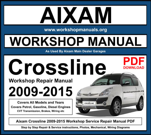 Aixam Crossline PDF Workshop Repair Manual 2009-2015 Download