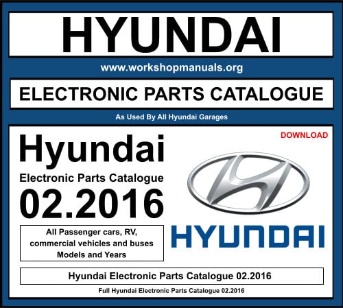 Hyundai EPC 02.2016 Download