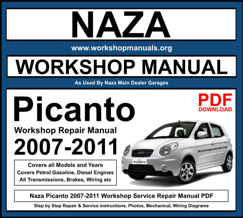 Naza Picanto PDF Workshop Repair Manual Download 2007-2011