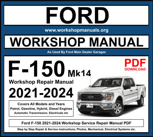 Ford F-150 2021-2024 Workshop Repair Manual Download PDF