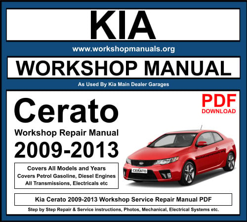 Kia Cerato PDF Workshop Repair Manual 2009-2013 Download