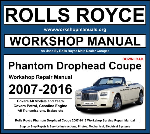 Rolls Royce Phantom Drophead Coupe 2007-2016