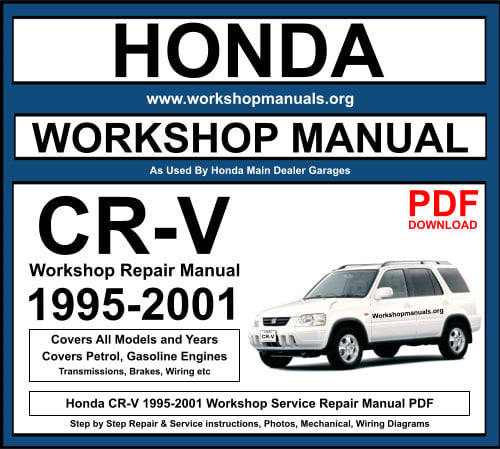 Honda CR-V 1995-2001 Workshop Repair Manual Download PDF